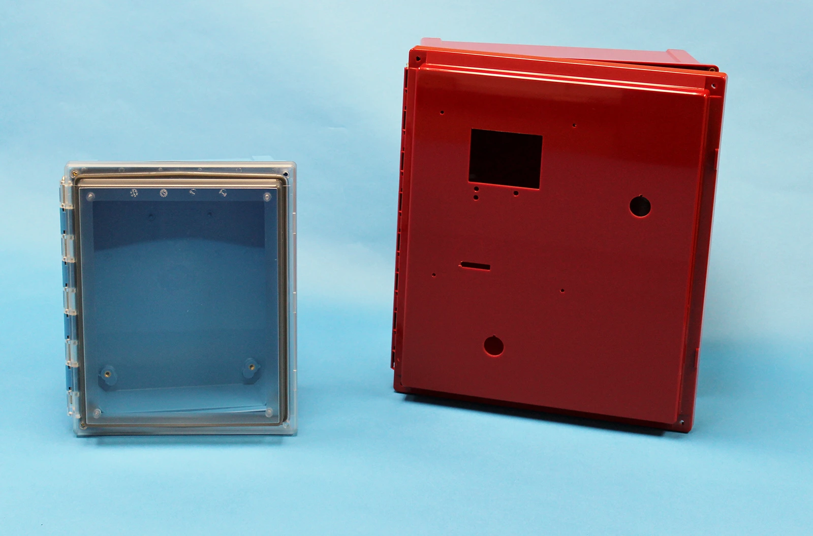 Enclosures with Custom Colors and CNC Cut Out Options