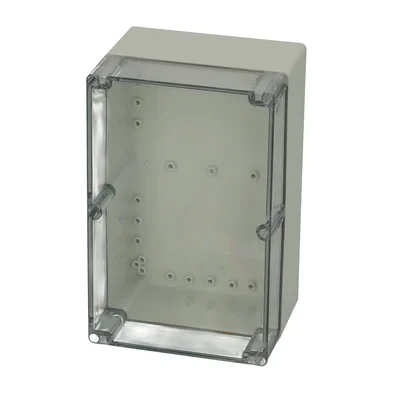 9.8 x 6.3 x 5.9 Inch Polycarbonate NEMA 4X Enclosure with a Transparent Screwcover